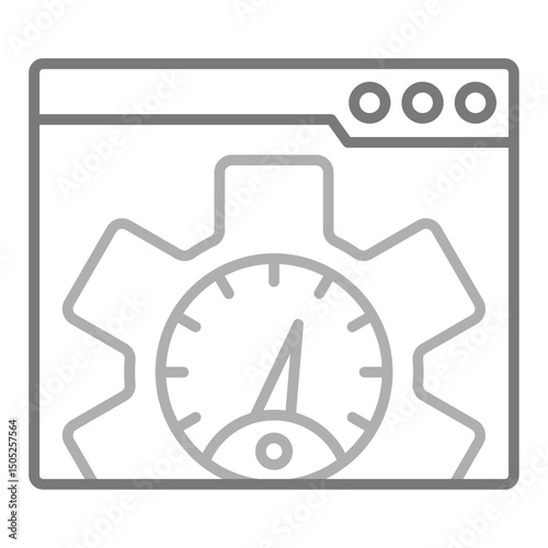 Web speed test Icon