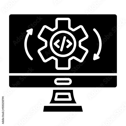 Desktop computer Icon