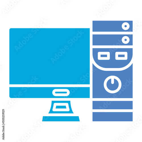 Desktop computer Icon