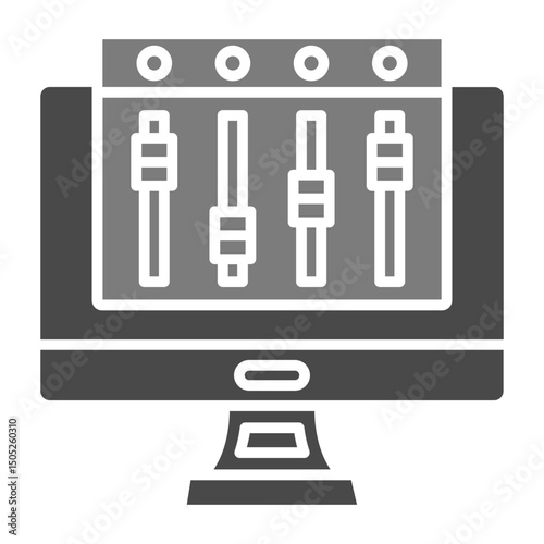 Desktop computer Icon