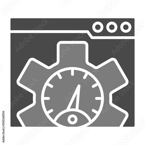 Web speed test Icon