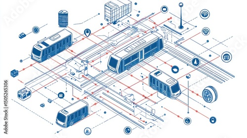Smart city public transport network