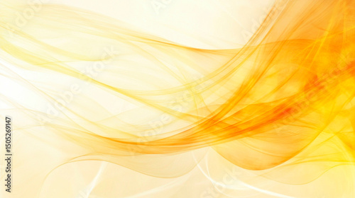 abstract background, yellow lines on a white background. A backdrop or background for a banner, postcard