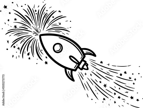 Rocket launch event space graphic vibrant background creative viewpoint adventure for seo impact