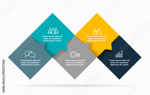 Infographic design template with place for your data. Vector illustration.