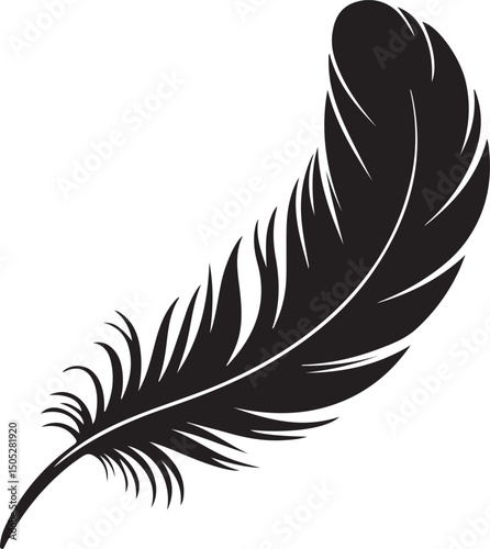 Feather vector icon