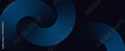 Blue abstract background. Geometric lines pattern. Modern shiny blue gradient lines. Futuristic technology graphic design. Suit for business, cover, header, wallpaper, corporate, website, eps 10