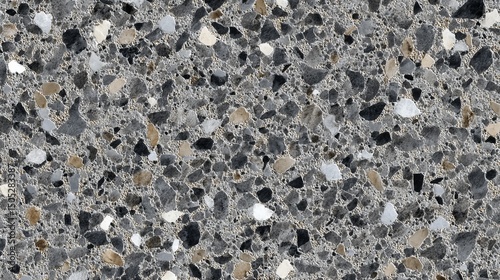 Wallpaper Mural Gray terrazzo texture background seamless stone surface for flooring design and interior decoration 100char Torontodigital.ca