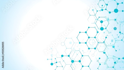 Abstract Medical Network Background.