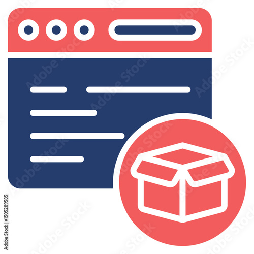 Product Feature glyph color icon