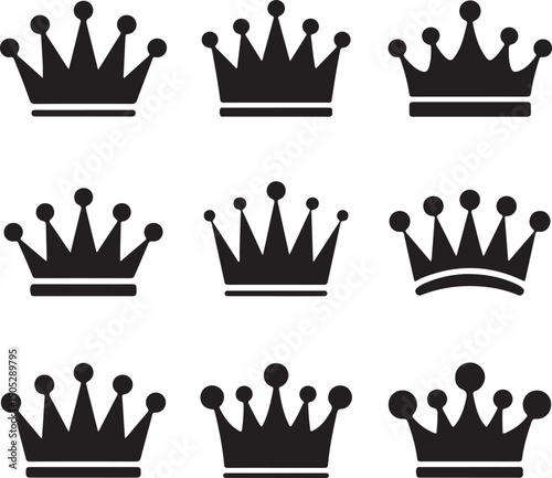 Royal Crown Silhouette Design

Elegant King & Queen Crown Vector

Classic Royalty Crown Illustration

Vintage Crown Icon Clipart

Majestic Crown Emblem Art