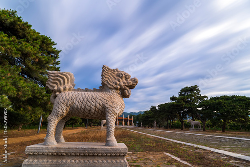 China in the qing dynasty emperor mausoleum, clear dongling