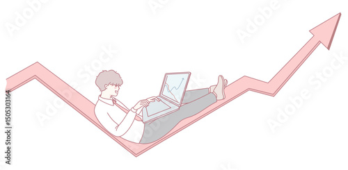 This is a visual representation illustrating the significant growth in remote work productivity and emerging trends