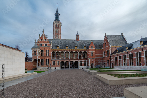 Museum Hof van Busleyden in 15th century palace in Mechelen, Belgium