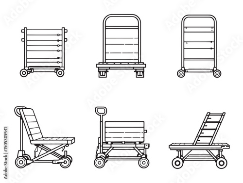 high quality mechanics creeper line art vector for creatives