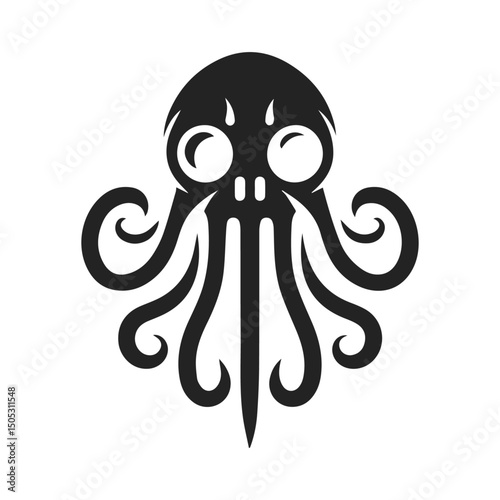 Deep Ocean Horror Beast Graphic Design
