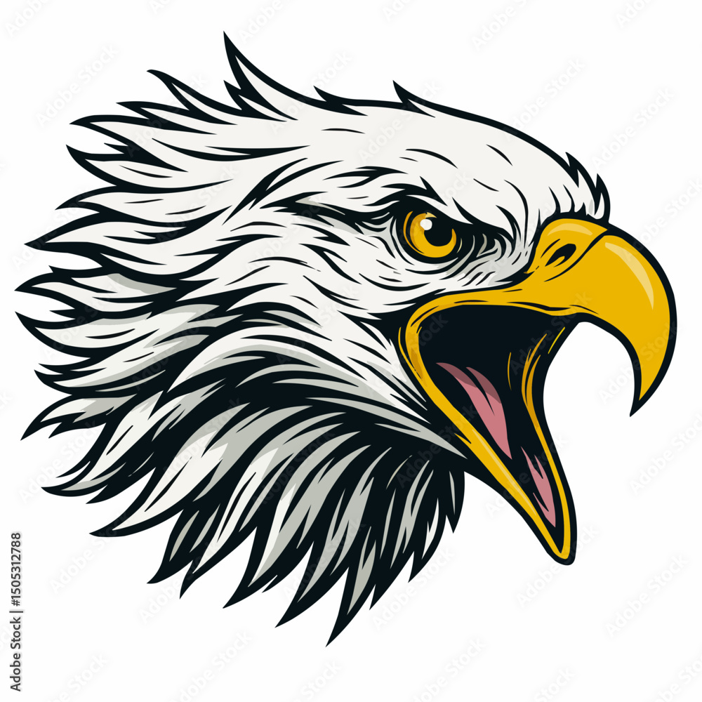 Fototapeta premium Bald eagle head