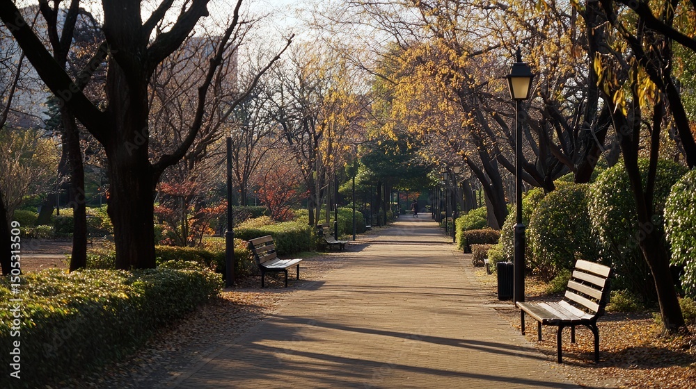 Obraz premium park in autumn