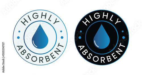 Highly absorbent logo