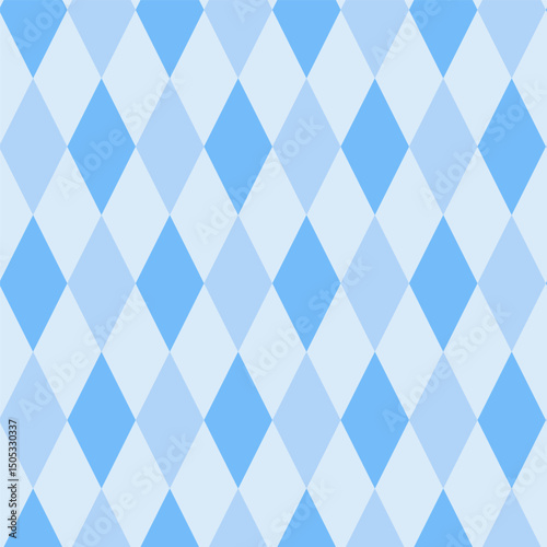 Light Blue Argyle pattern seamless. Fabric texture background. Classic argill vector ornament