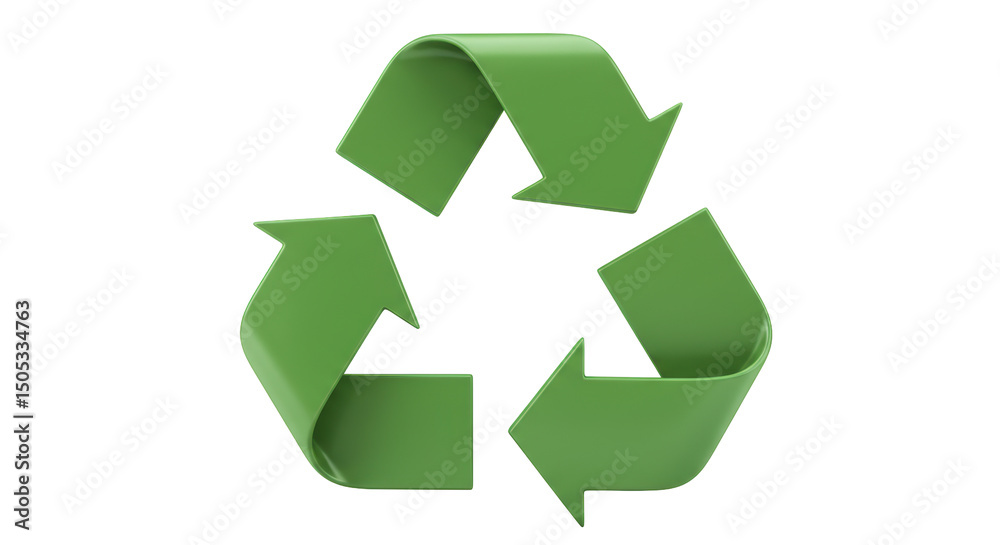 Obraz premium Isolated Recycling Symbol