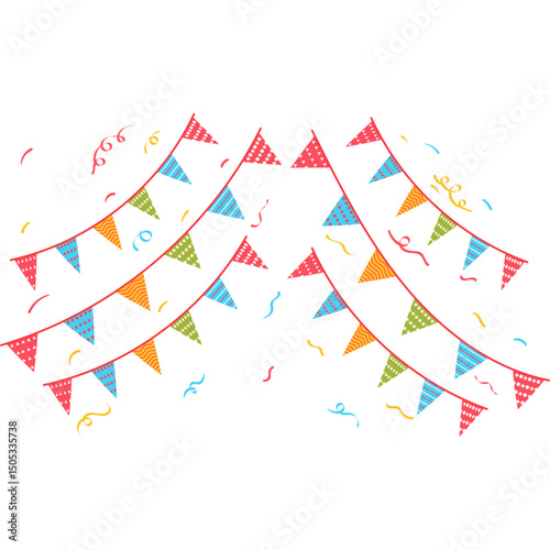 Birthday Bunting Flag Decoration