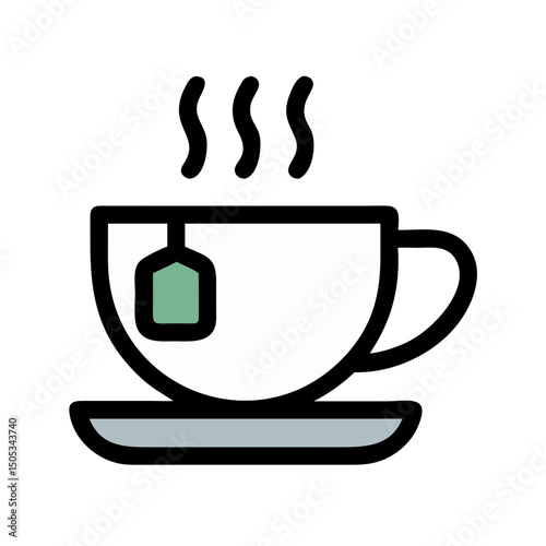 Simple Coffee Mug Vector – Hot Drink Graphic Illustration
