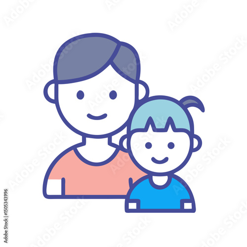 Happy Children Vector Illustration – Kids Playing and Smiling