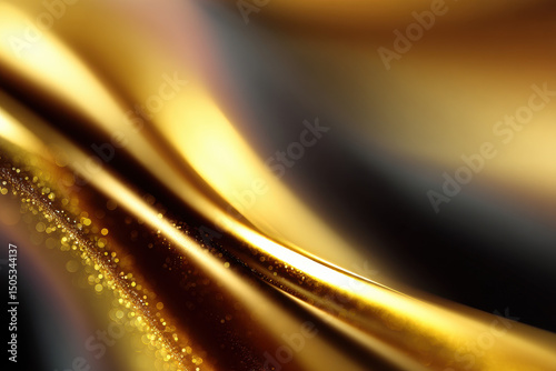 Abstract Gold Gradient Background