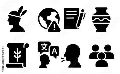Cultural icons: history, language, artifacts, communication, symbols