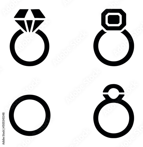 Minimalist ring icons: geometric designs and styles explained