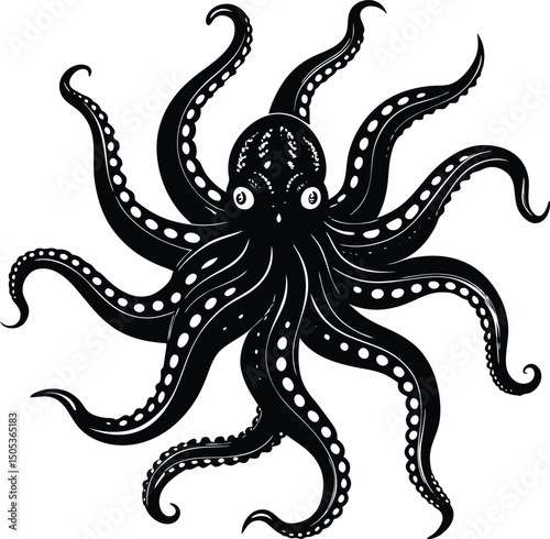 Octopus Tentacles Spread