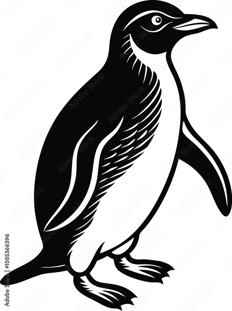 Obraz premium Penguin Waddling