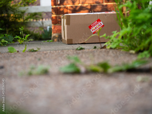 Cardboard Box of fragile goods 