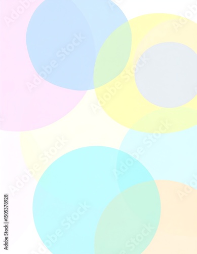 A vibrant abstract painting featuring an array of colorful circles in various sizes, overlapping and blending harmoniously against a textured background.
