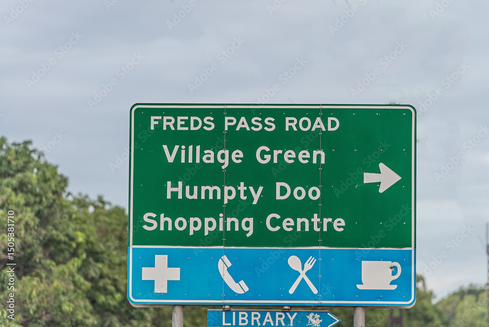 Humpty Doo sign Humpty Doo sign