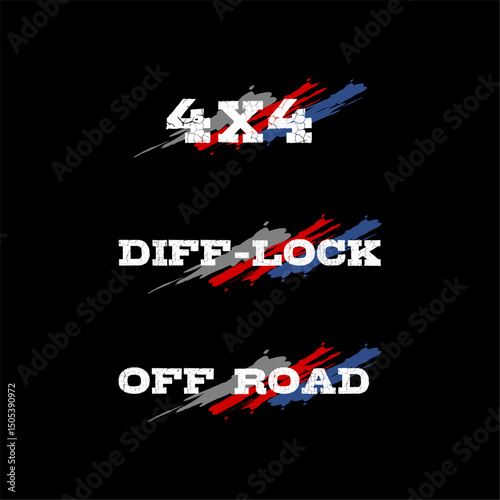 set of off road elements
