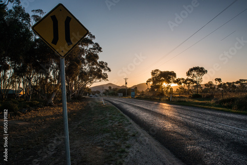 Sonnenuntergang in Little River im australischen  Bundesstaat Victoria