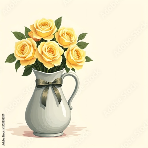 Wallpaper Mural Flowing Elegance: Neon-Lit Violet Blossom Setting for Hair Product Torontodigital.ca