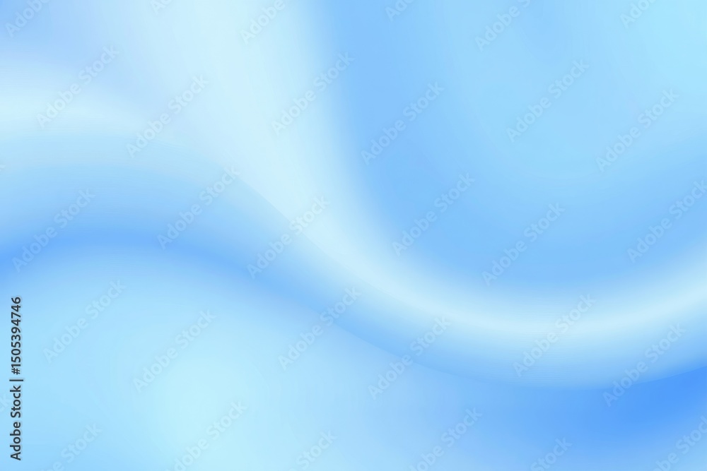 Obraz premium Fluid Light Blue Abstract Background Smooth Gradient Texture for Design Projects
