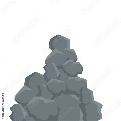 Pile Stone Illustration