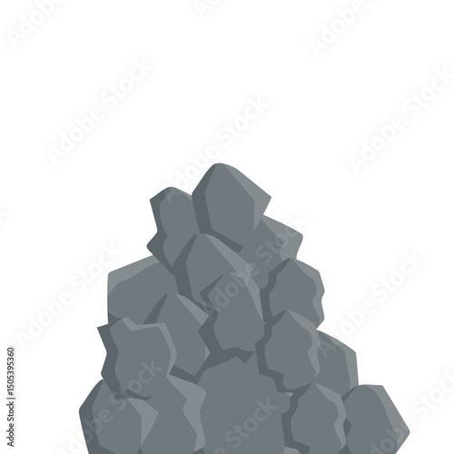 Pile Stone Illustration