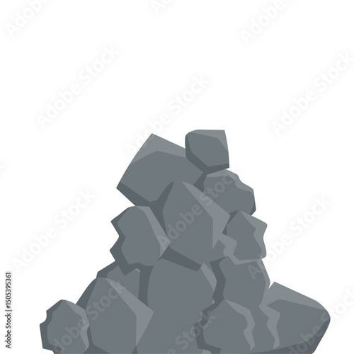 Pile Stone Illustration