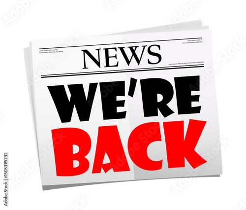 We're back