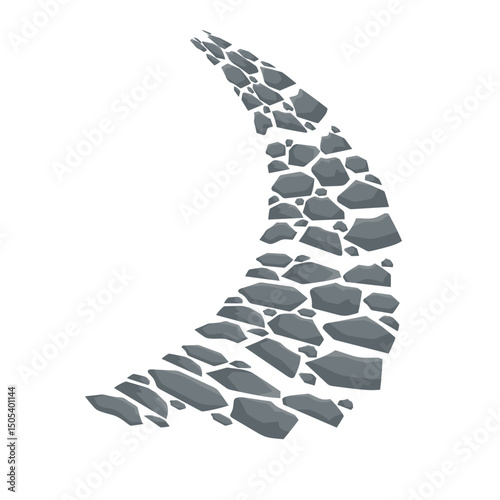 Stone Pathway Illustration