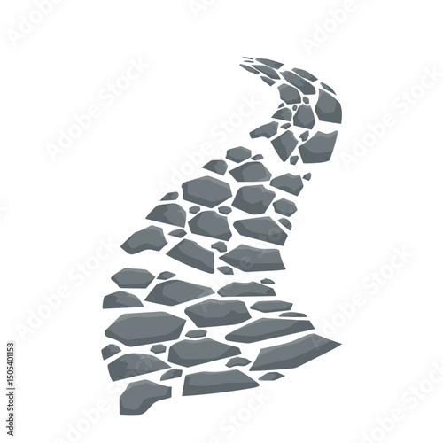 Stone Pathway Illustration