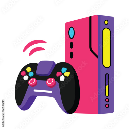 Controller X Box Vector style icon. Eps 10 file