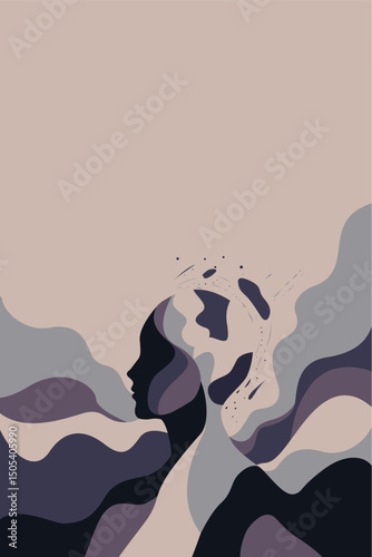 Girl, Woman, Freedom, Flower, Dreams, Thoughts, World, Vector , Artwork