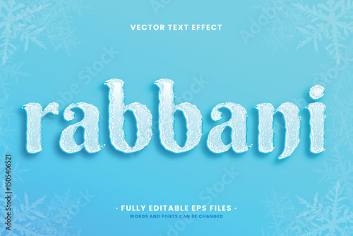 WINTER TEXT EFFECT