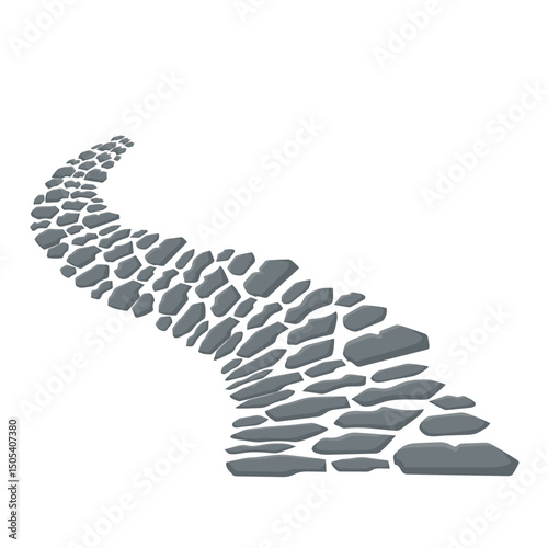 Stone Pathway Illustration